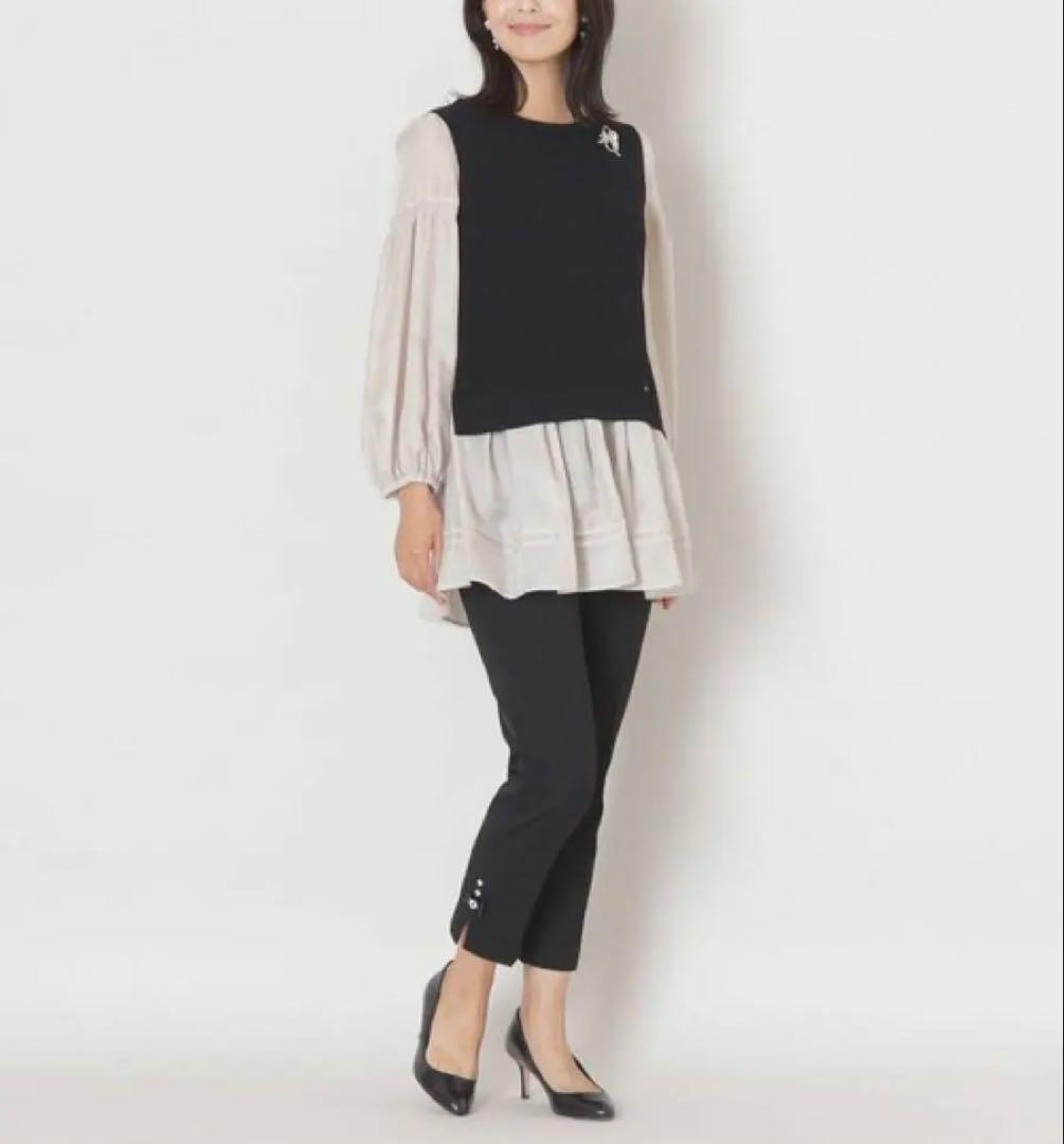 【TOBECHIC】美品✨レイヤーニット チュニック