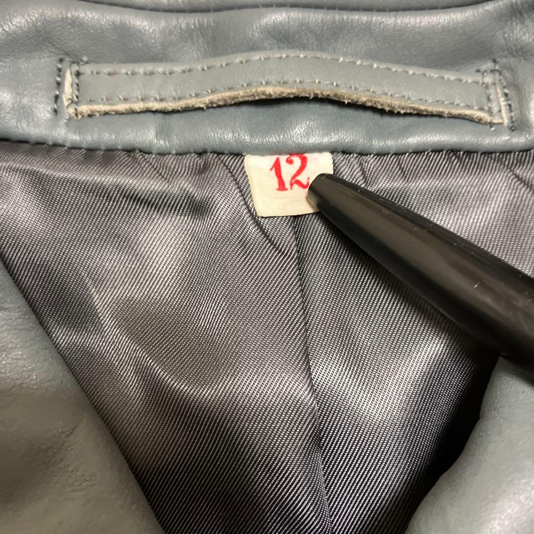 80s ドイツ軍 サブマリンジャケット レザージャケット 短丈