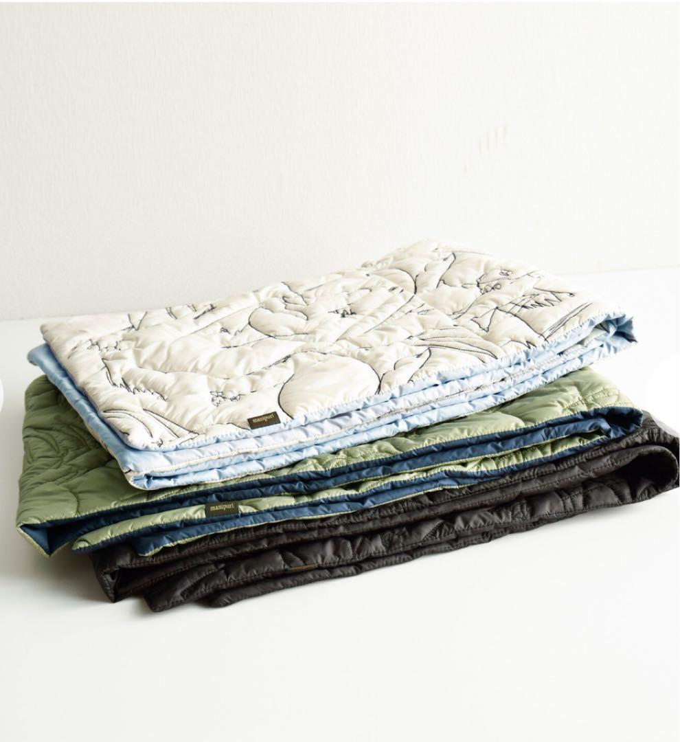 mame☆ 新品☆ manipuri リバーシブル キルティング ストール