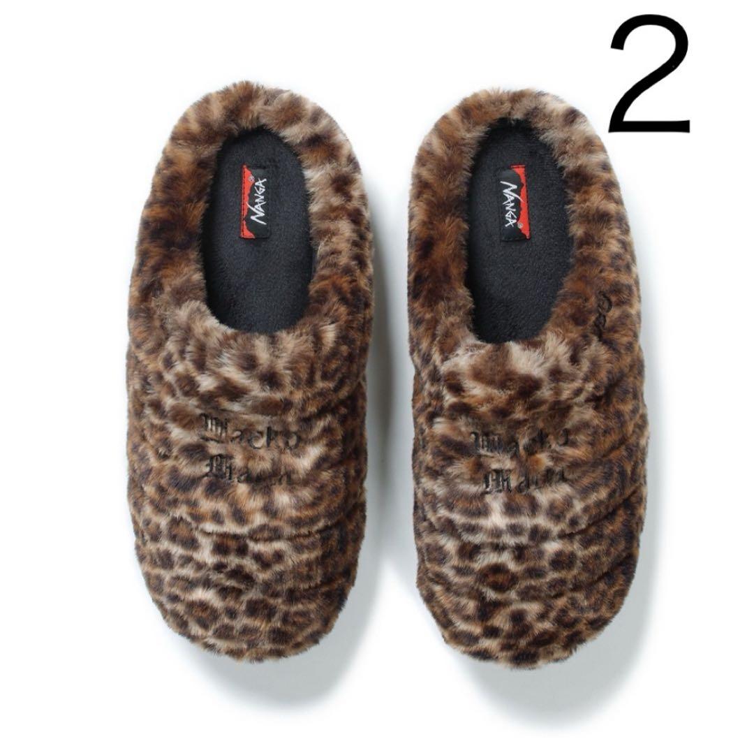 サイズ2 wackomaria nanga subu レオパードファー サンダル