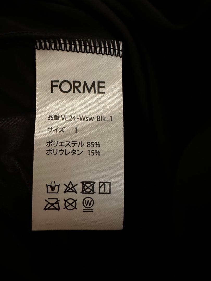 FORME 24S水着　サイズ1 ブラック　新品未使用タグ付き