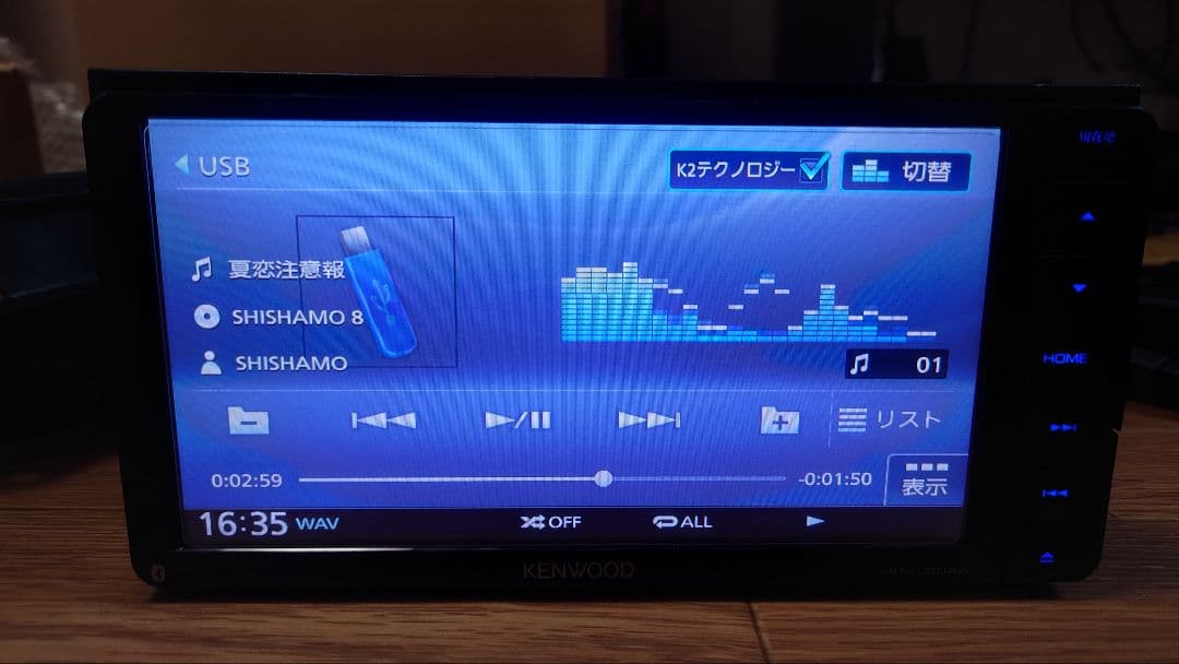 5♪MDV-L504W フルセグ KENWOOD ケンウッド ナビ