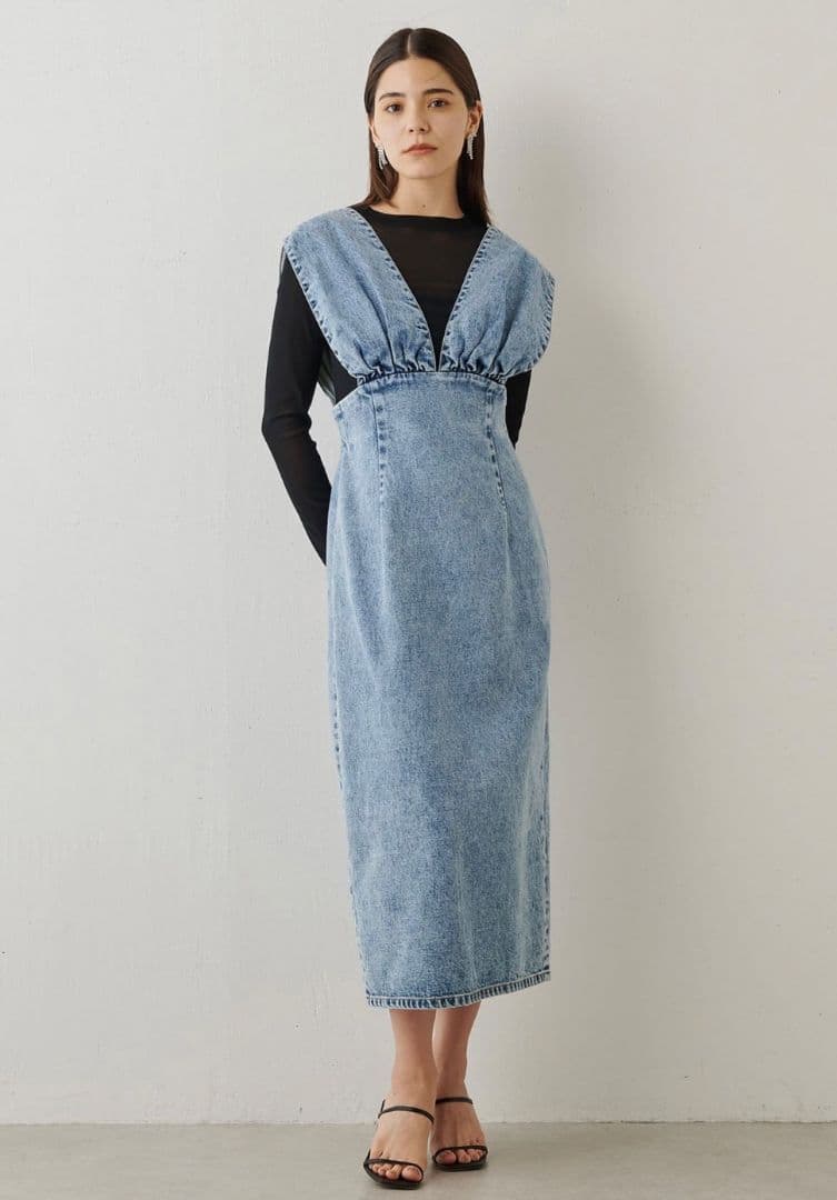 Whim Gazette(ウィム ガゼット)　DENIM Vジャンスカ