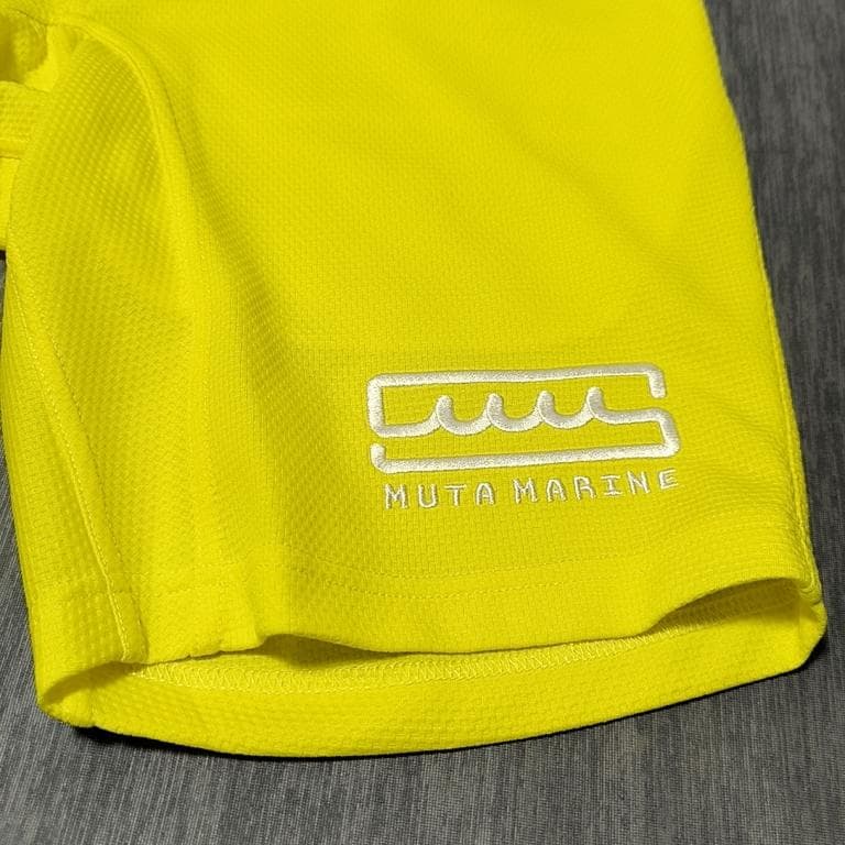 新品　ムータマリン　MUTA　メンズ　ショートパンツ　サイズ5　イエロー　ゴルフ