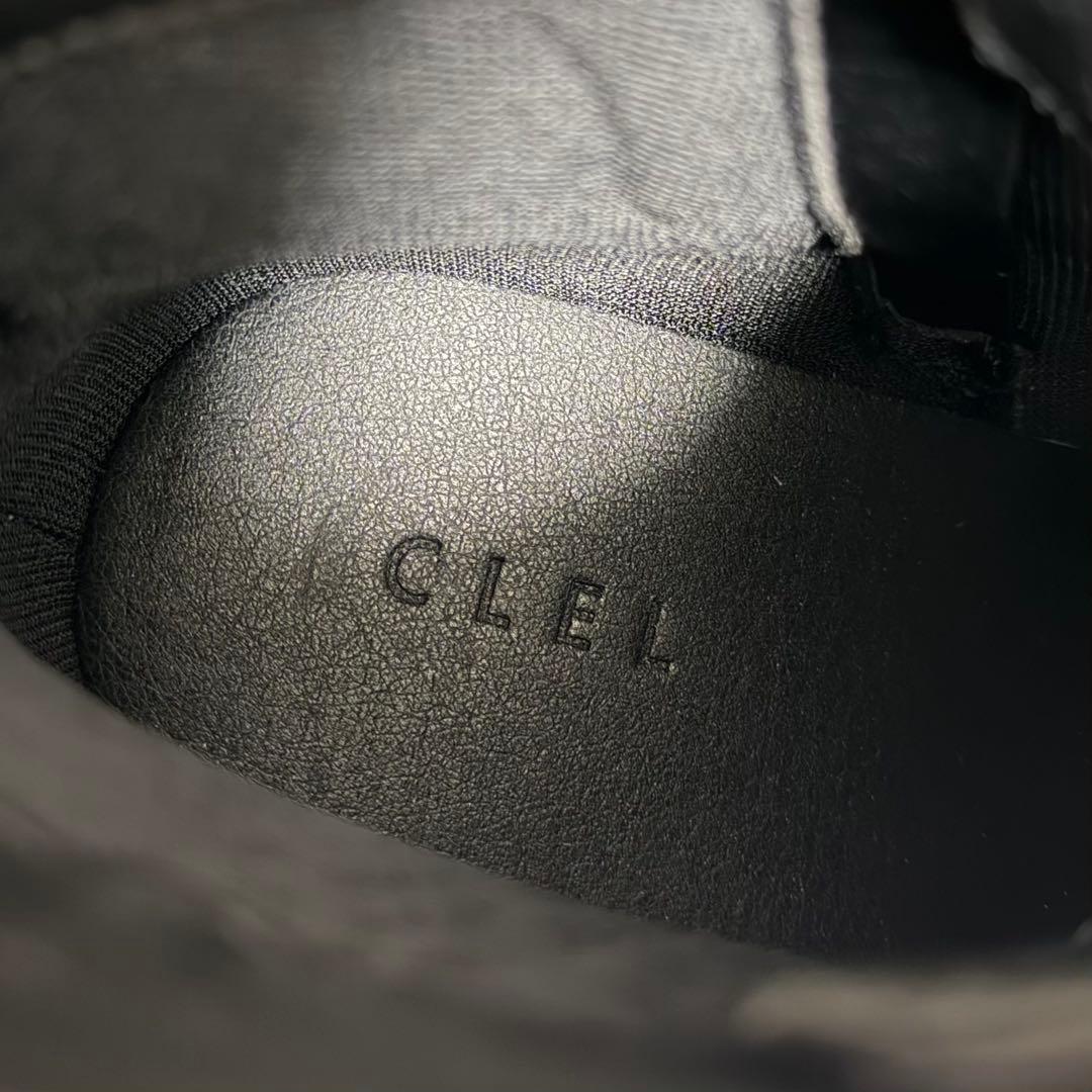 【新品未使用】CLEL レースアップブーツ ブラック Mサイズ　ショートブーツ