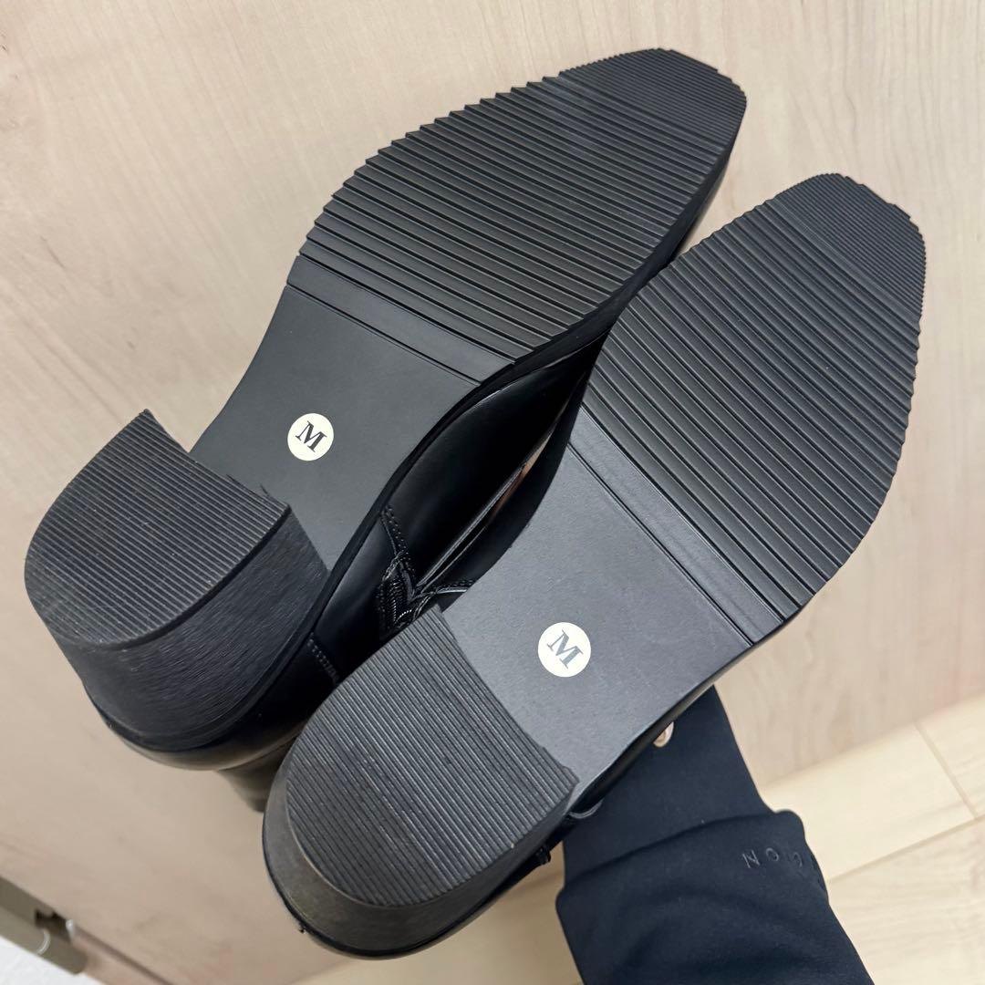 【新品未使用】CLEL レースアップブーツ ブラック Mサイズ　ショートブーツ