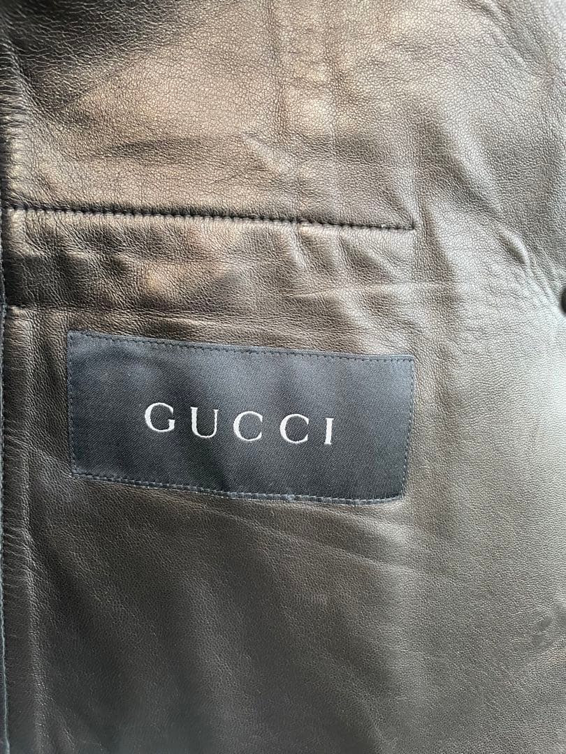GUCCI レザージャケット　テーラード　お値下げ39000円→30000