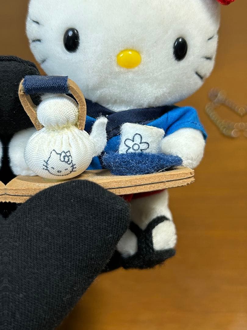 和風ウェイトレス ハローキティ レストラン限定 ぬいぐるみ
