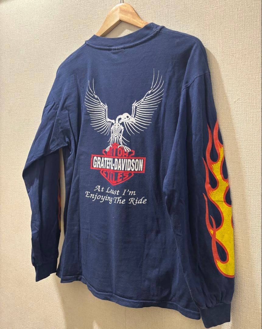 90s グレートフルダビッドソン　ハーレー　ロングT