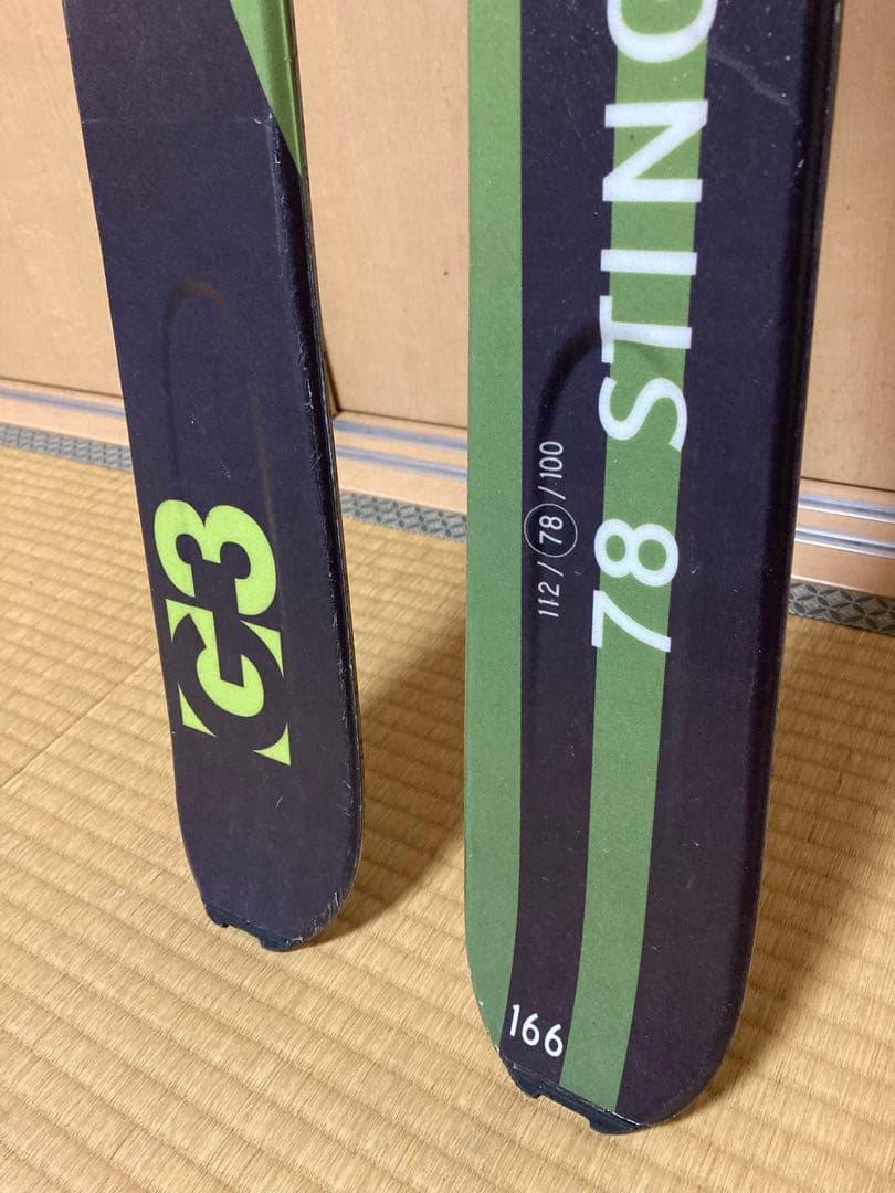 テレマークスキーG3 STINGER voile switch back X2