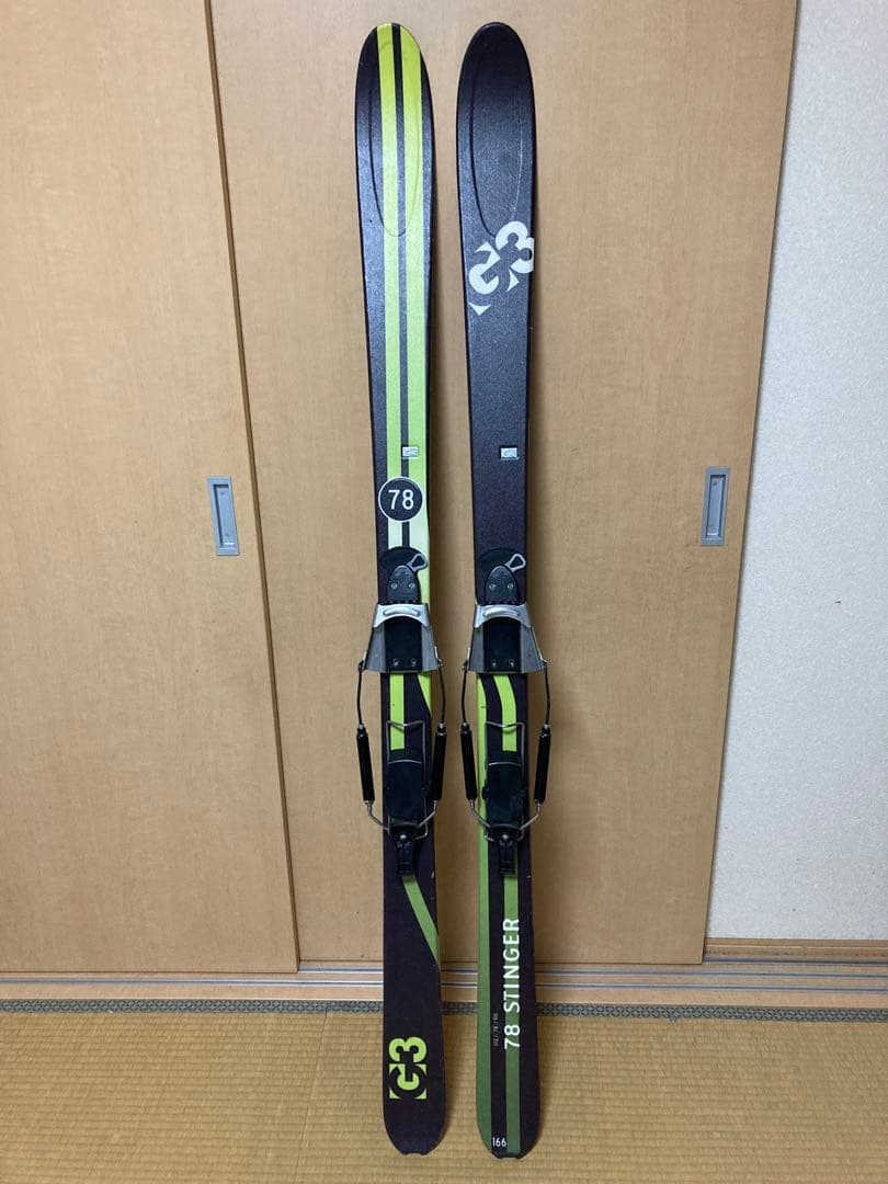 テレマークスキーG3 STINGER voile switch back X2