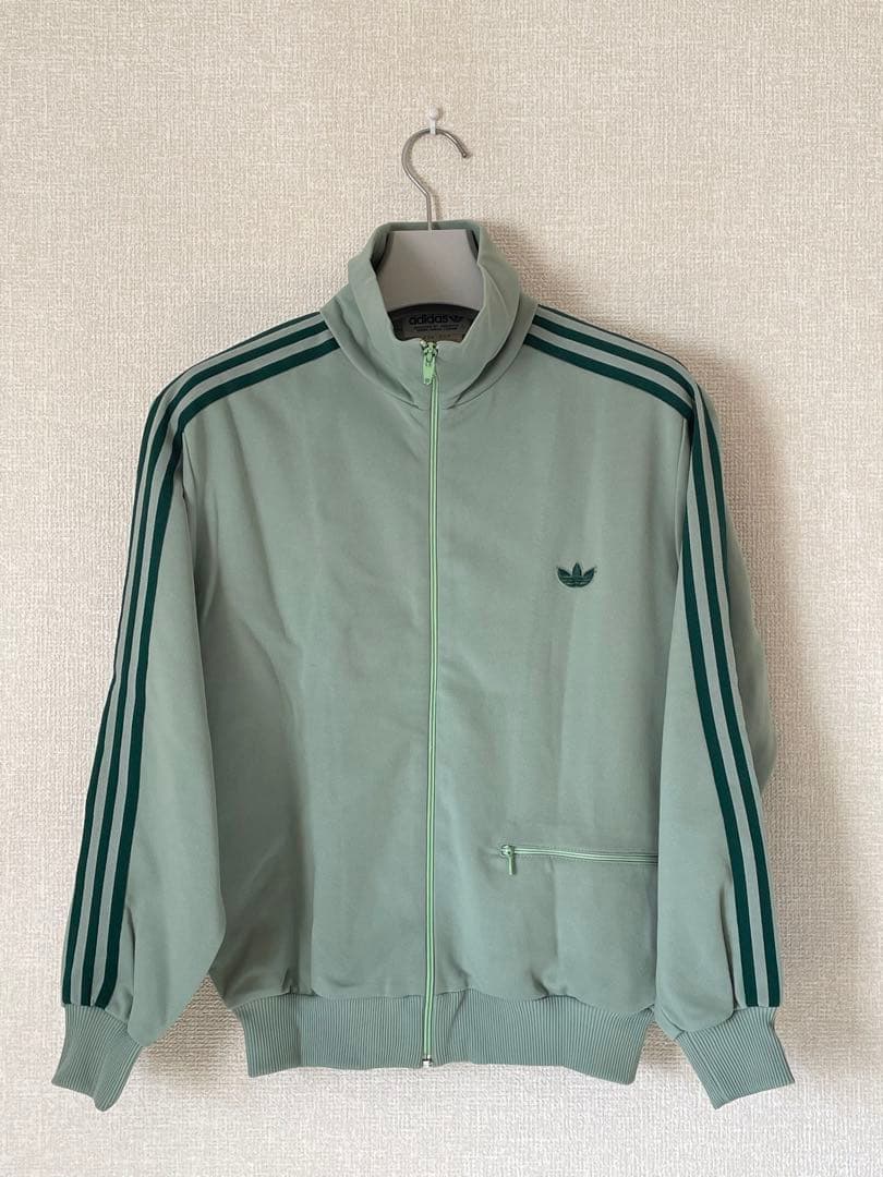 Adidas ヴィンテージ　グリーン　ジャージ　セットアップ