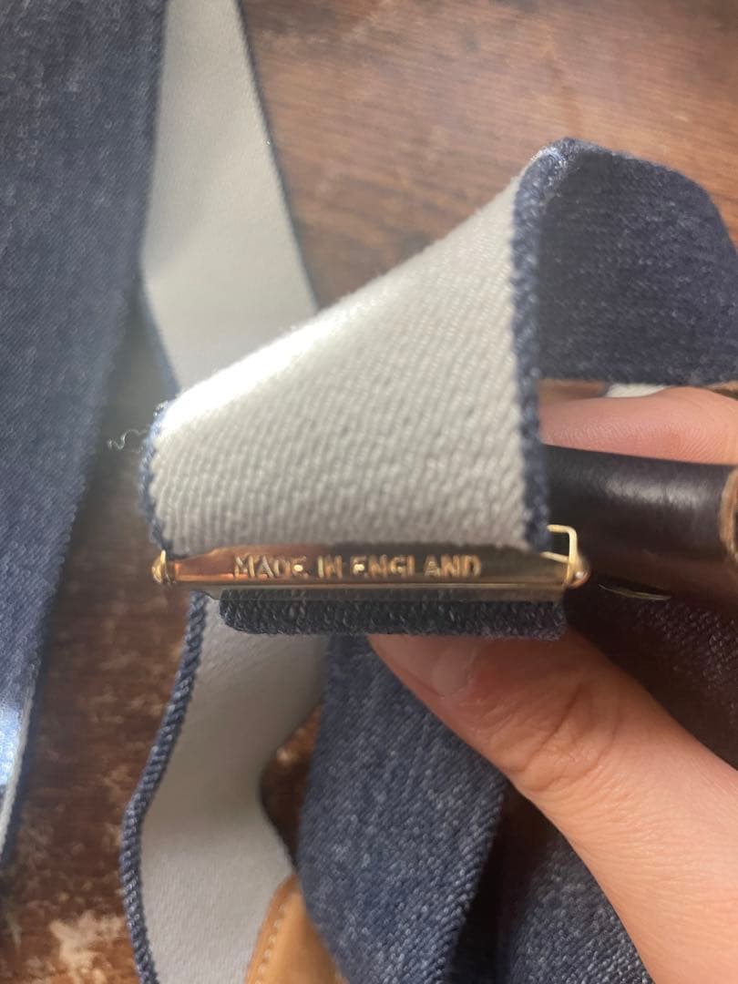  THURSTON サスペンダー インディゴ　デニム