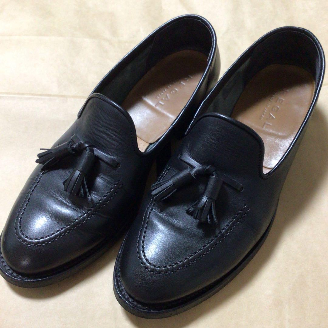 特価！お値下げ！【美品】24.5cm リーガル 13GL 黒 タッセルローファー