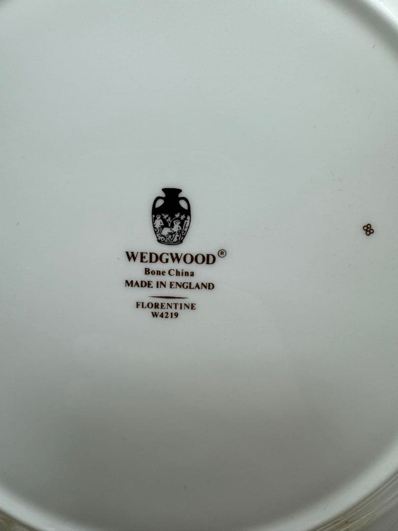 希少　ウェッジウッド フロレンティーン　ゴールド　27cmディナープレート6枚