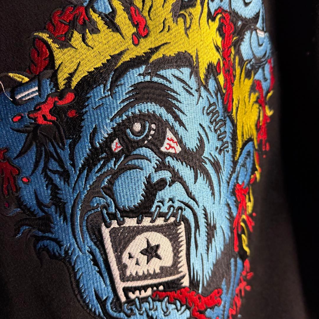 【極美品】 SANTA CRUZ MxMxM コラボ スタジャン オールブラック