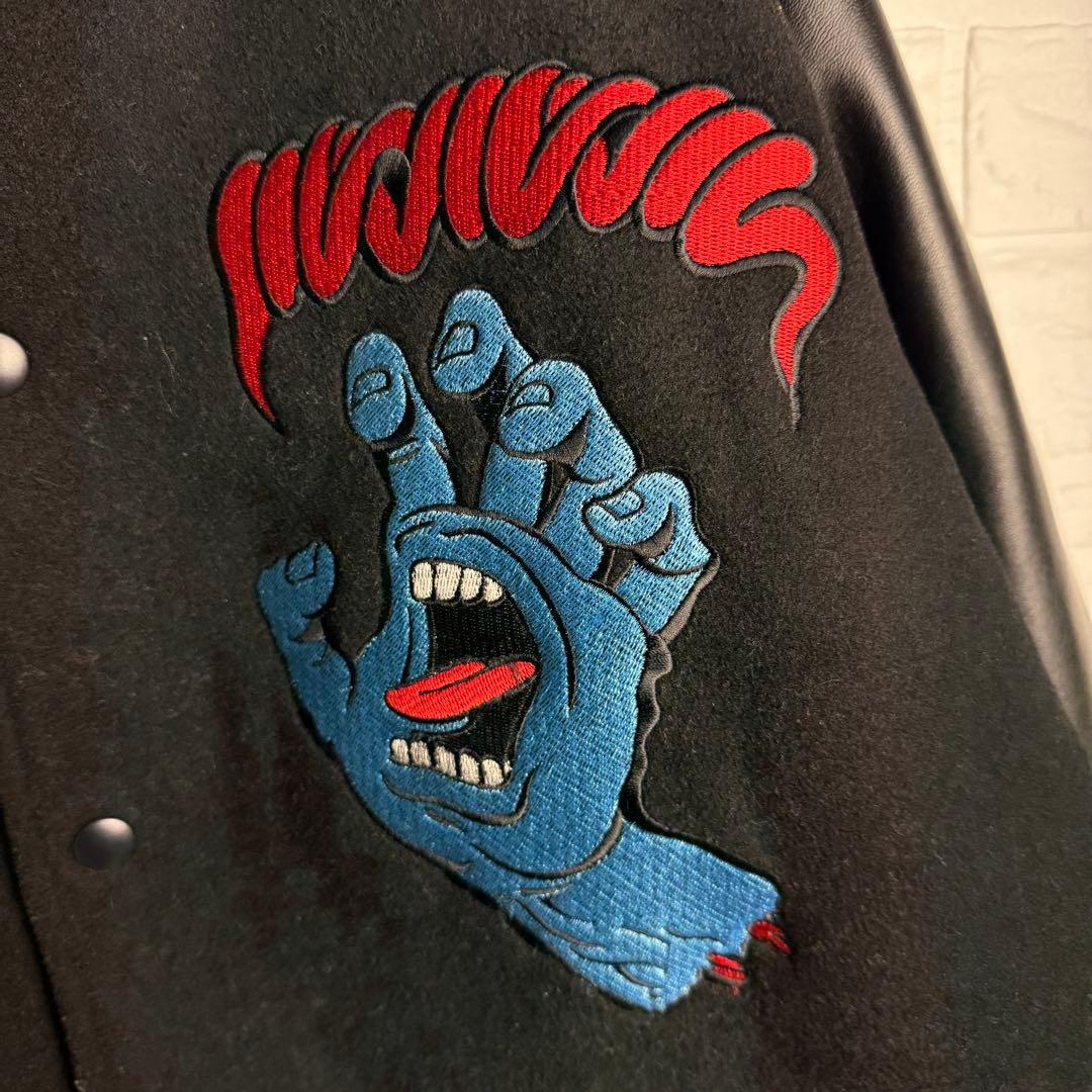 【極美品】 SANTA CRUZ MxMxM コラボ スタジャン オールブラック