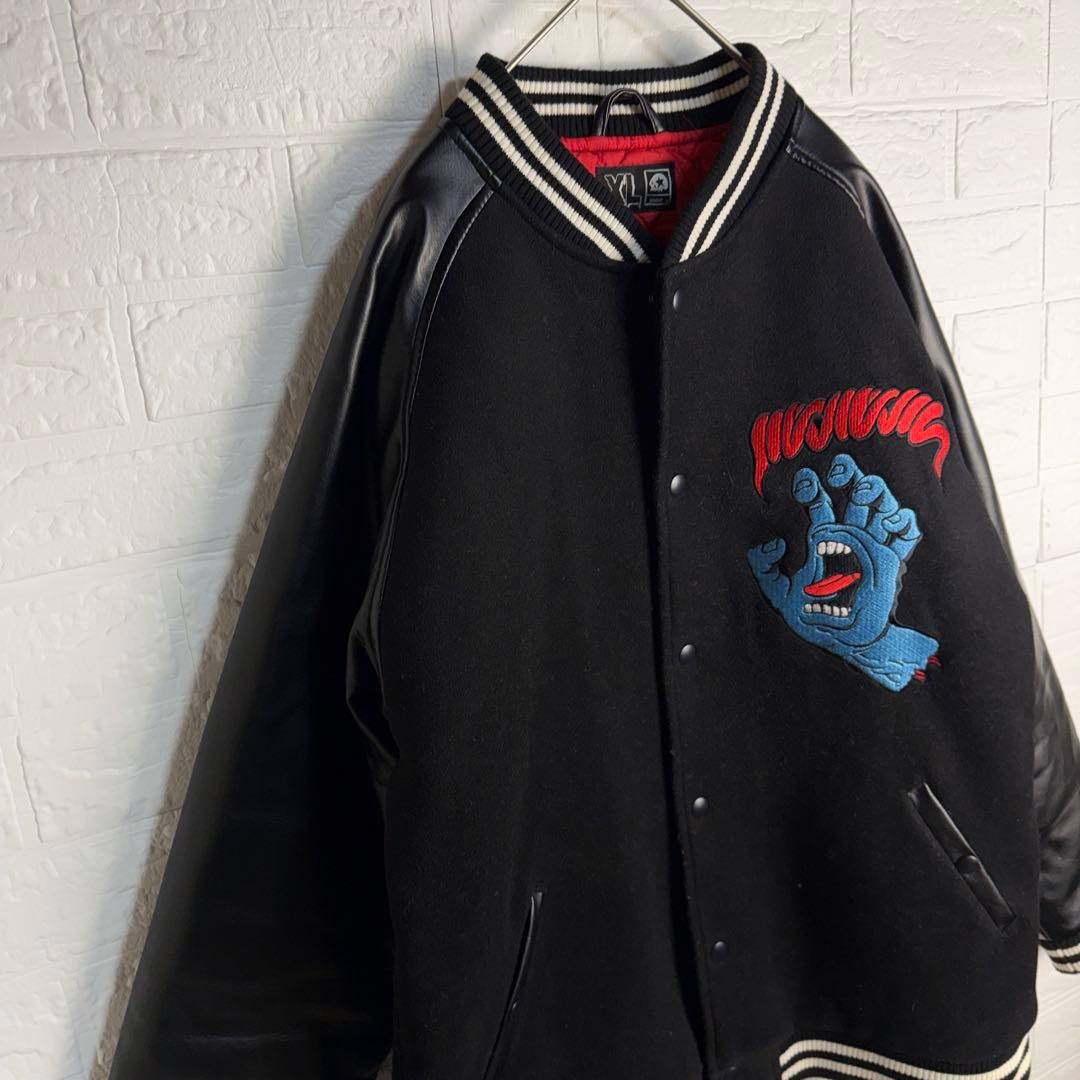 【極美品】 SANTA CRUZ MxMxM コラボ スタジャン オールブラック