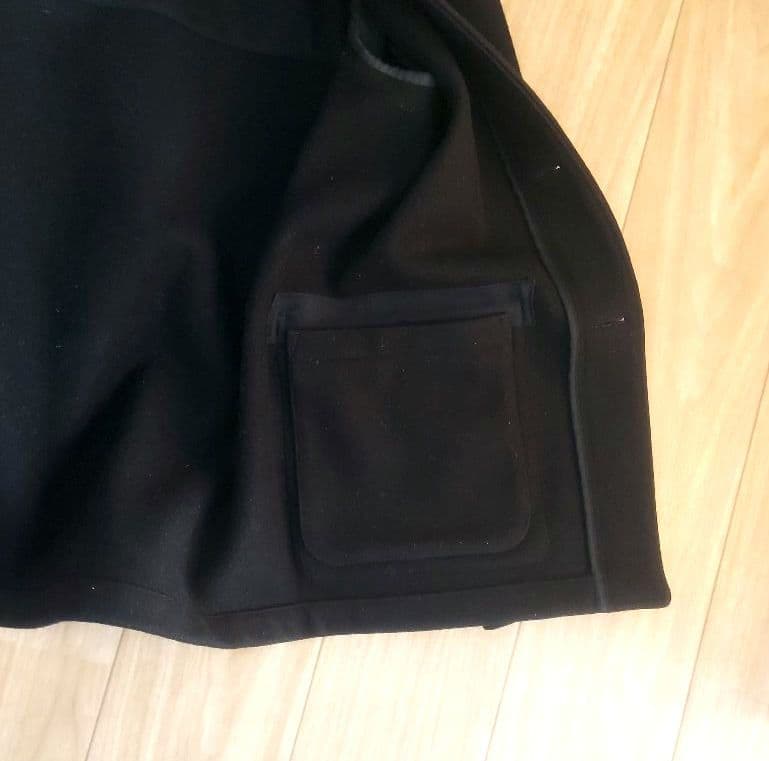 マーガレットハウエル 　MHL　カーコートブラック　S　ショートコート　メルトン