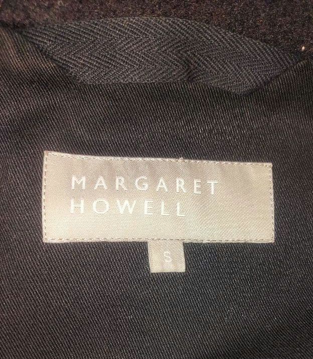 マーガレットハウエル 　MHL　カーコートブラック　S　ショートコート　メルトン
