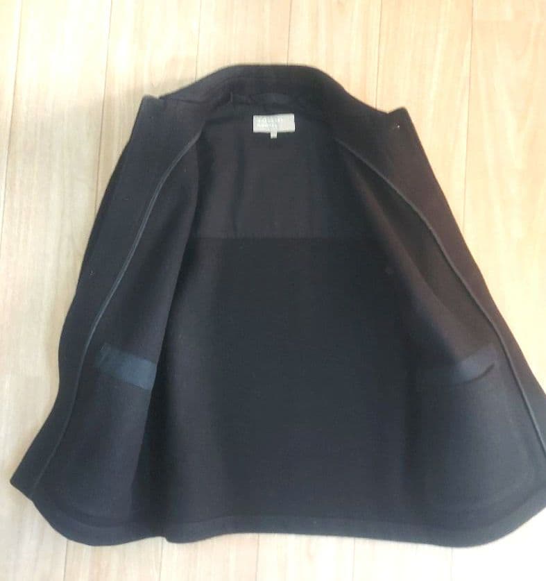 マーガレットハウエル 　MHL　カーコートブラック　S　ショートコート　メルトン