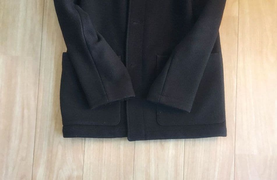 マーガレットハウエル 　MHL　カーコートブラック　S　ショートコート　メルトン