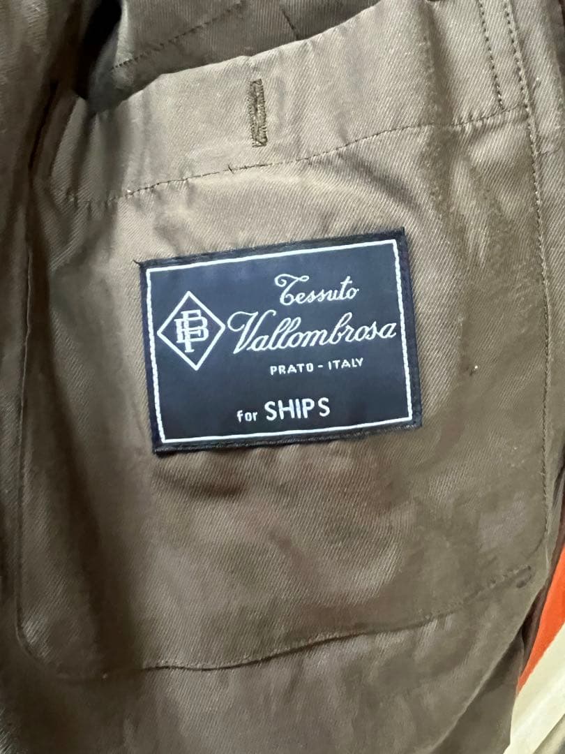 SHIPS ダッフルコート オレンジ