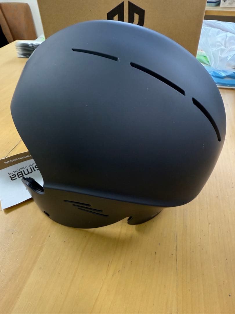 SIMBA マットブラック サーフィンヘルメット サイズS