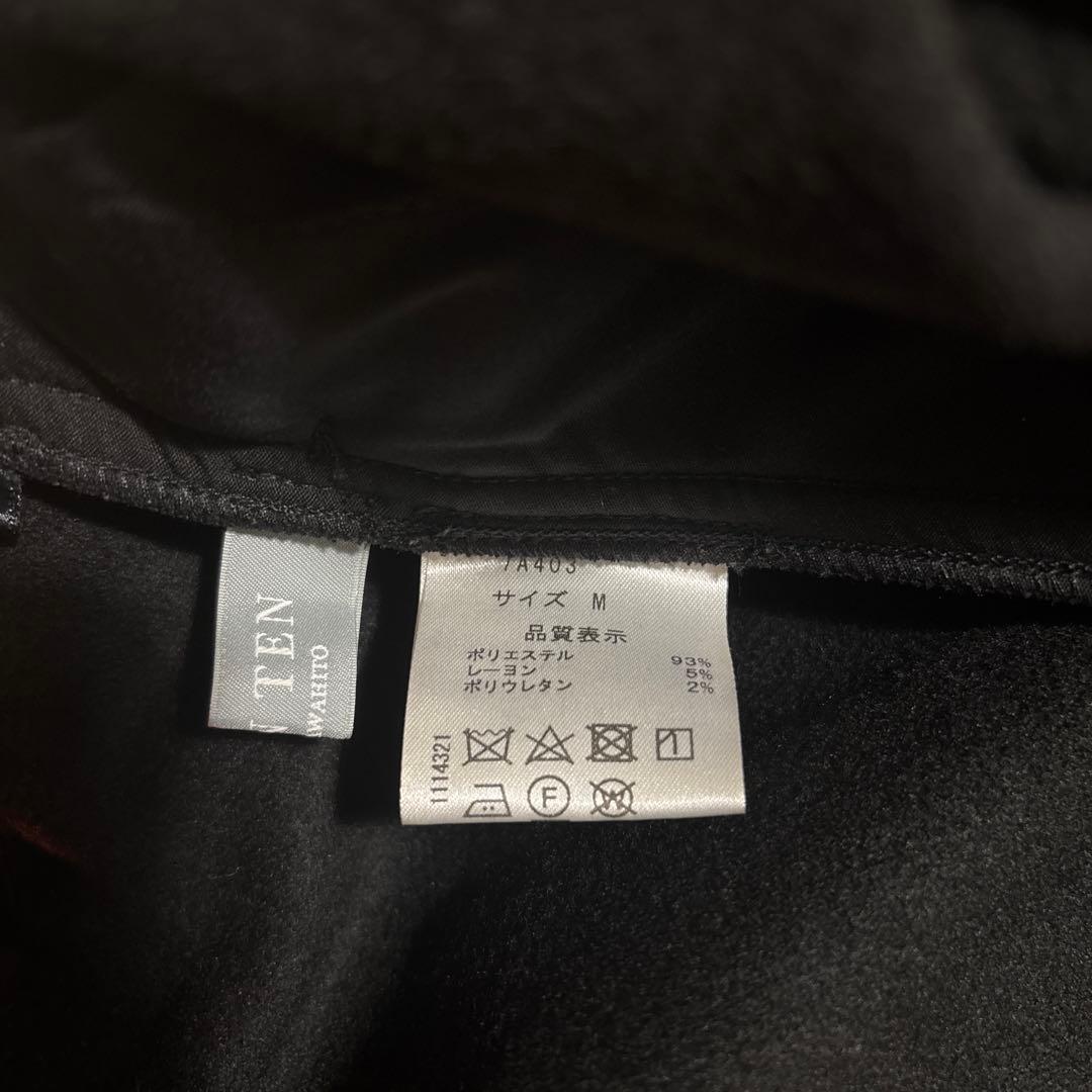 SEVENTEN ハイウエストフレアキュロット ブラック　M