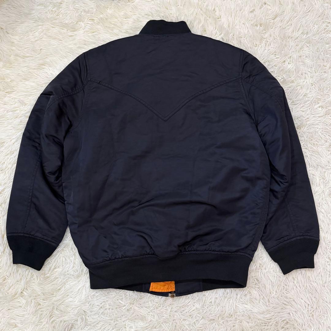 1847　SWGGER スワッガー　MA-1フライトジャケット　M　黒　ブラック