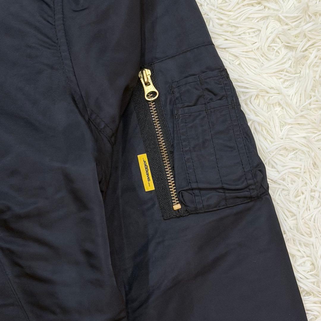 1847　SWGGER スワッガー　MA-1フライトジャケット　M　黒　ブラック