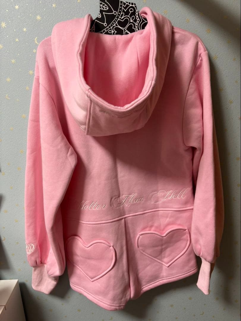 HTH スウェットロンパース(pink)