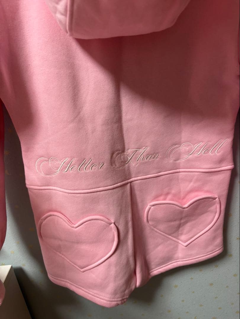 HTH スウェットロンパース(pink)