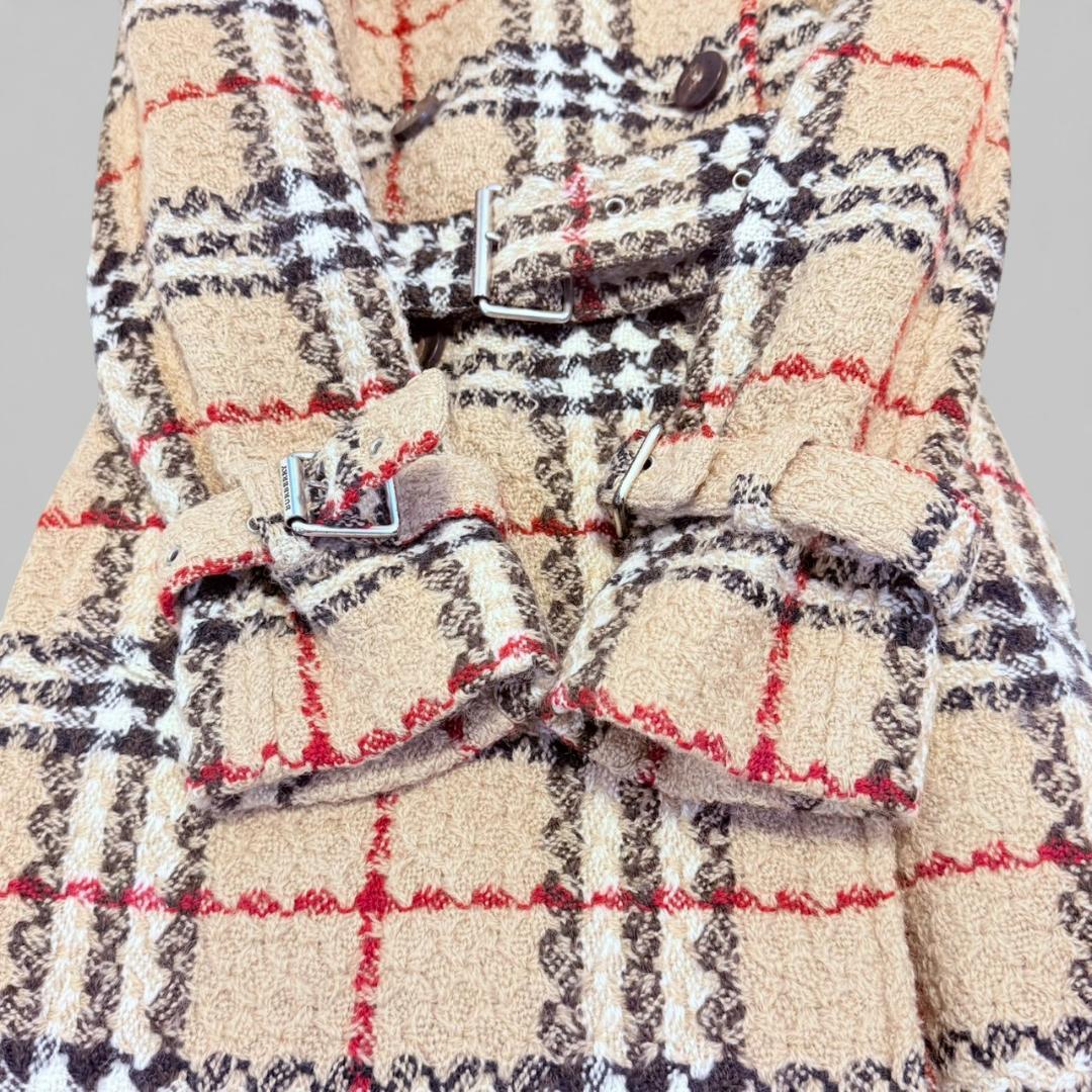BURBERRY LONDON ウール ノバチェック トレンチコート