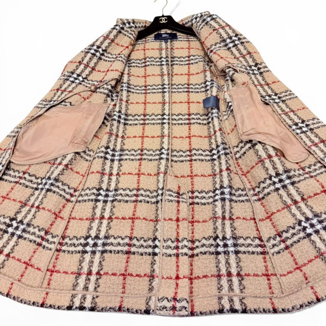 BURBERRY LONDON ウール ノバチェック トレンチコート