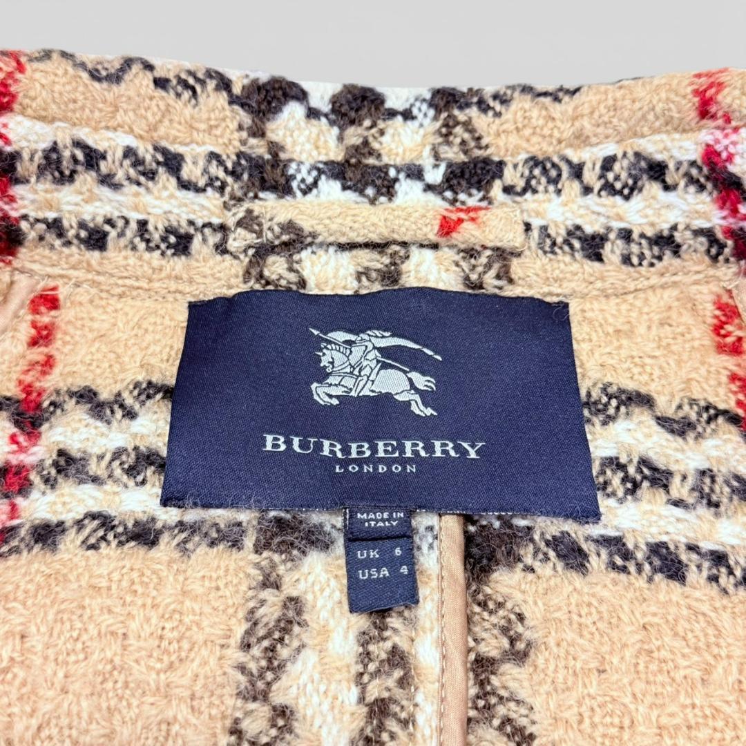 BURBERRY LONDON ウール ノバチェック トレンチコート