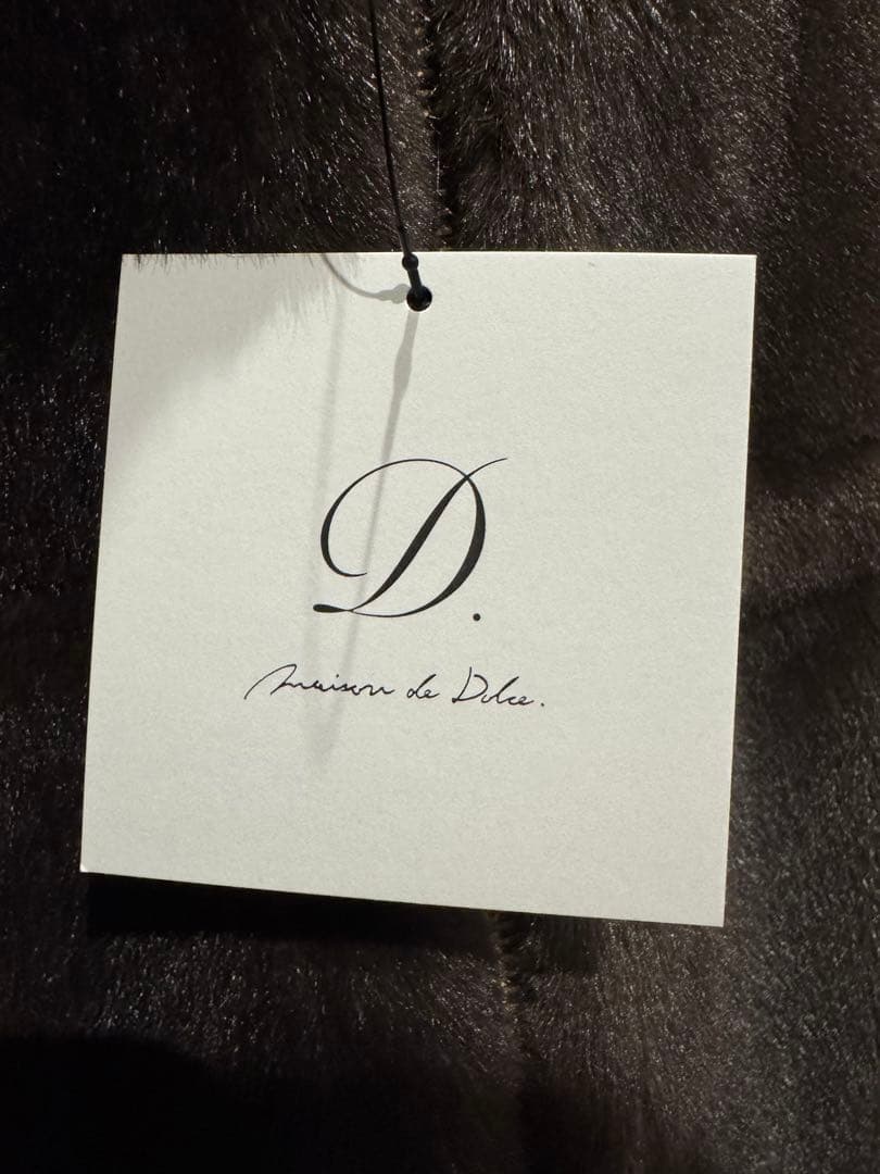 【新品】maison de Dolce. teddy poncho/brown