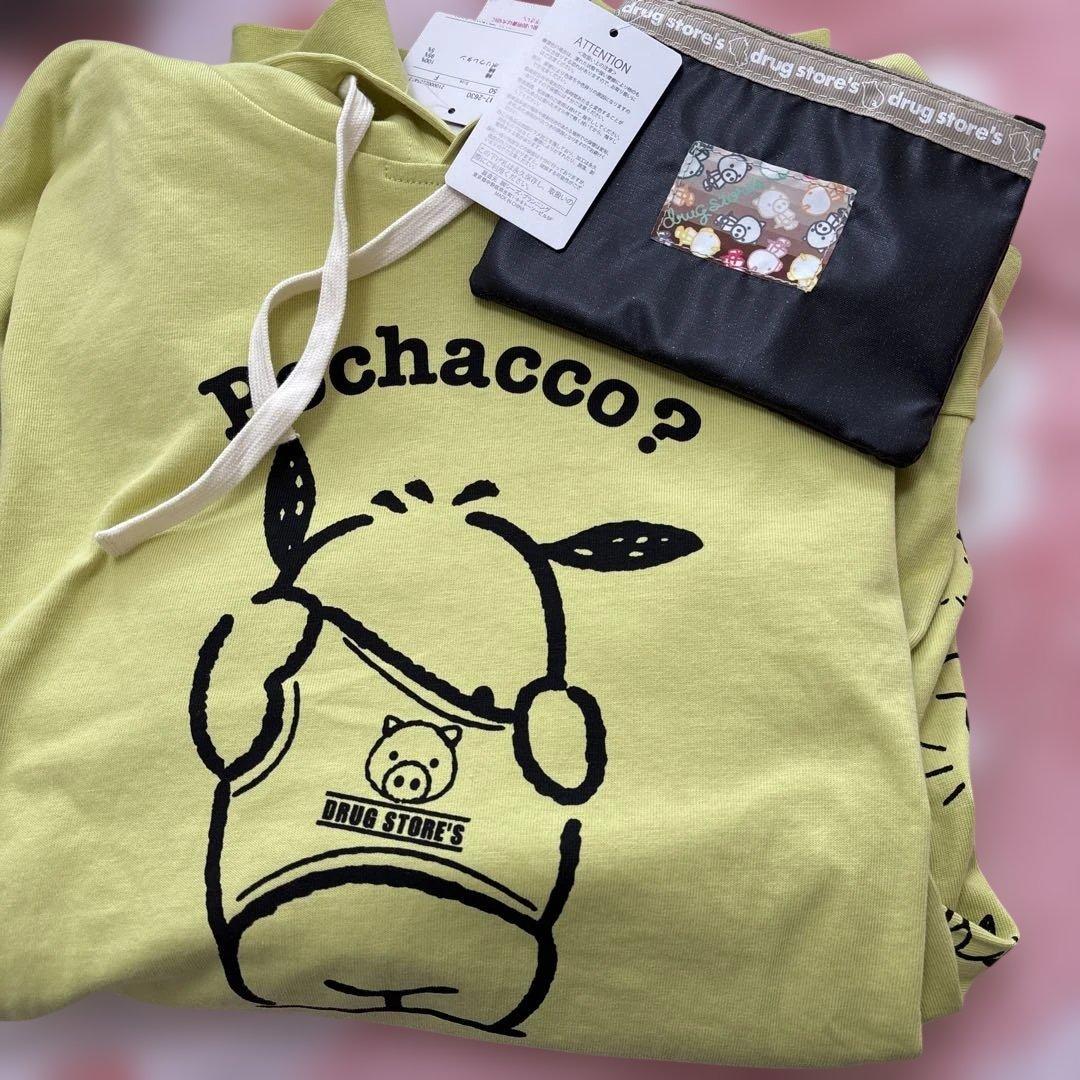 ⭕️新作⭕️サンリオとコラボ商品パーカー（Ｆ）➕非売品➕ハンカチ⭕️