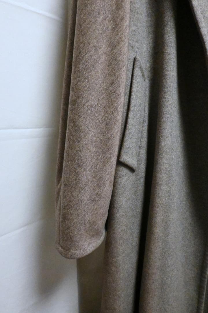 Max Mara ロングコート カシミア100％ グレー 42サイズ