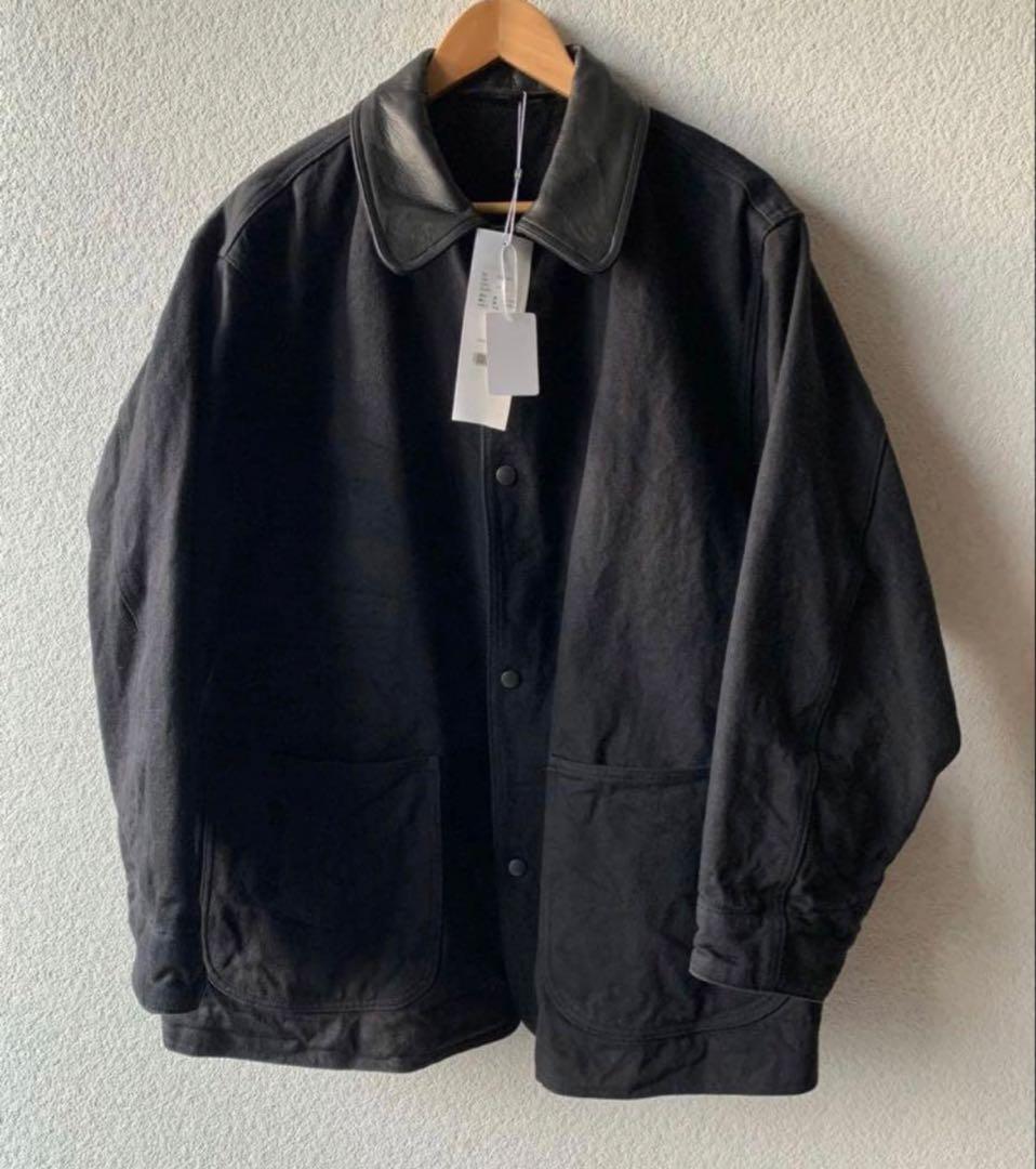 最安値！25AW SIZE1 COMOLI デニムレザーワークジャケット　新品