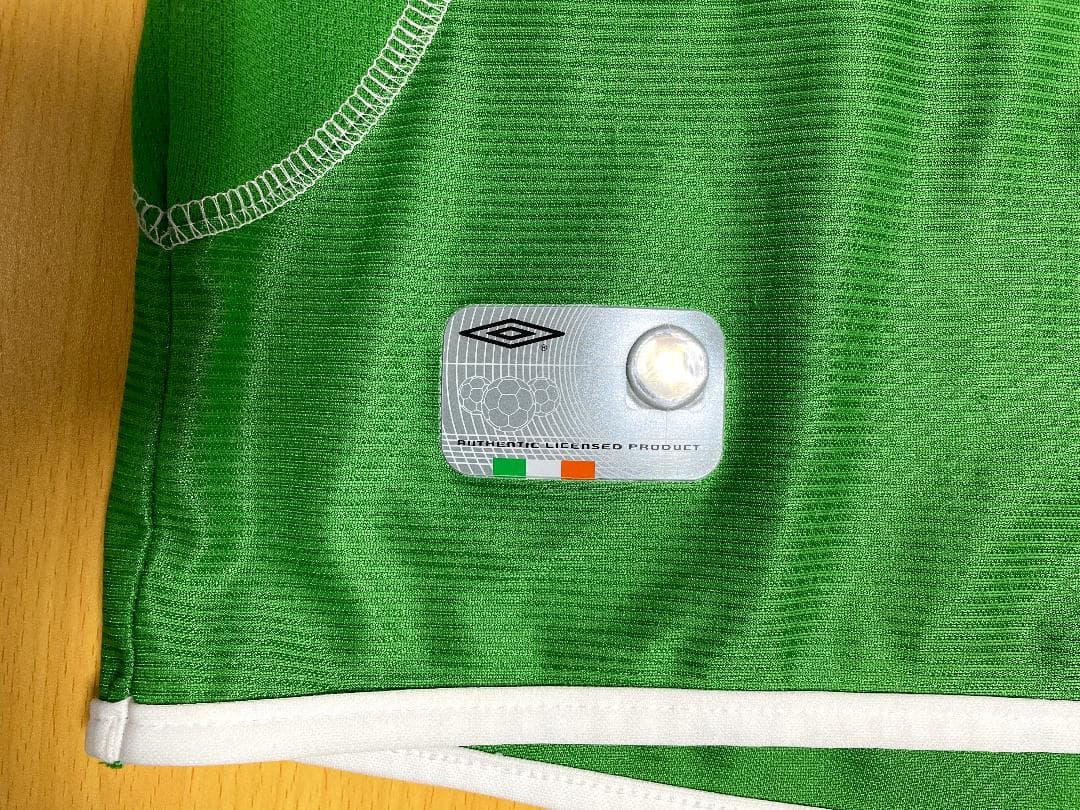 アイルランド代表 2002 ホーム ユニフォーム 長袖 海外Ｍ 正規品 当時物