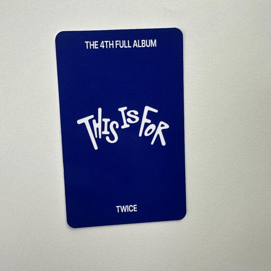 TWICE THIS IS FOR 限定 サノク サナ トレカ