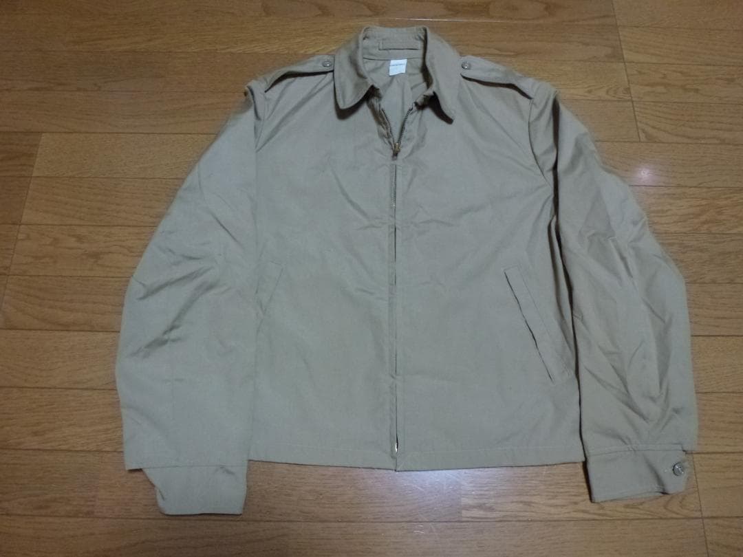 米海軍実物 TAN ウインドブレーカー ジャケット 海軍航空隊 厚木横須賀空母