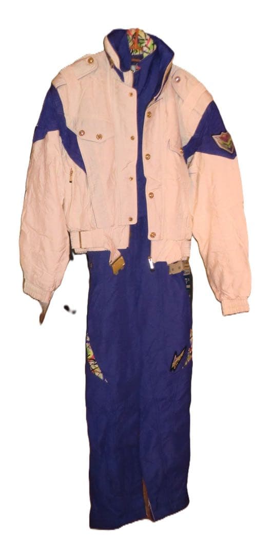 スキーウェアセット 白と青 Lサイズ Killy