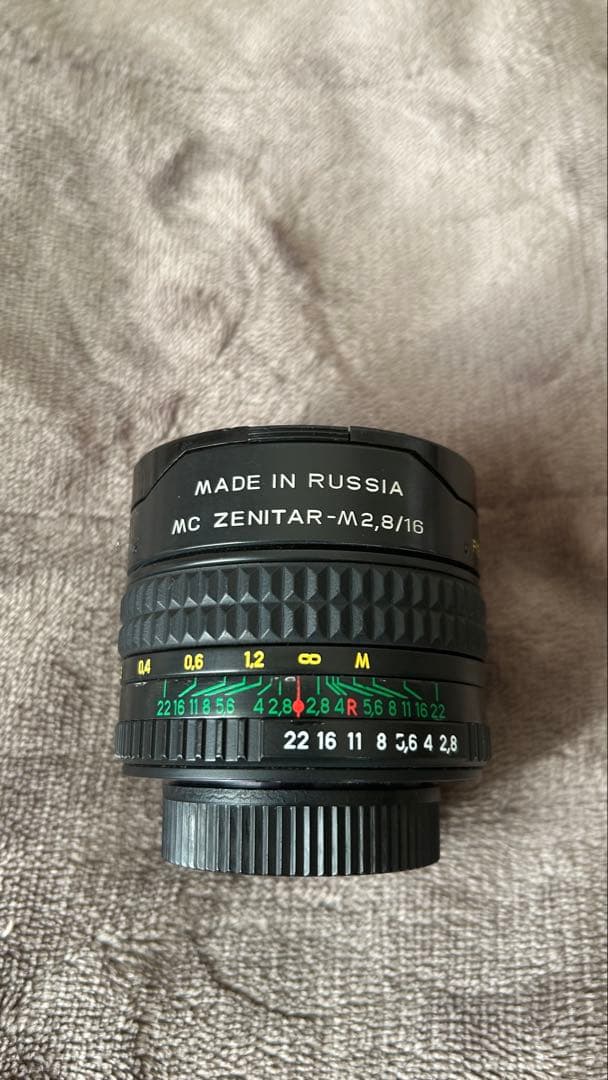 ZENITAR-M16mm F2.8 FISH EYE M42 中古