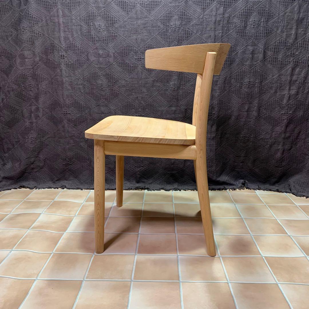 【オレンジオイル塗布仕上げ】MUJI 無印良品 ブナ無垢材チェア 椅子 イス