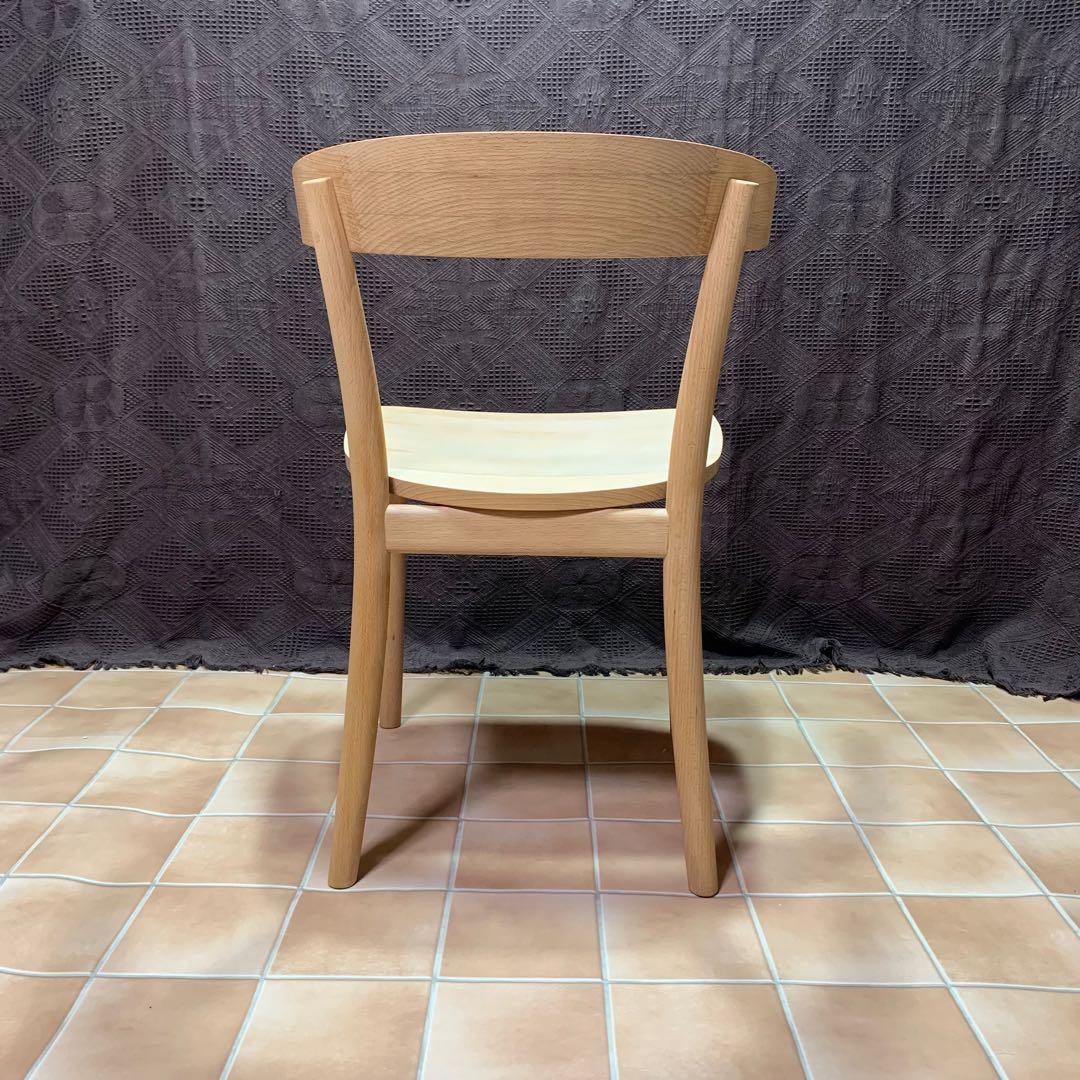 【オレンジオイル塗布仕上げ】MUJI 無印良品 ブナ無垢材チェア 椅子 イス