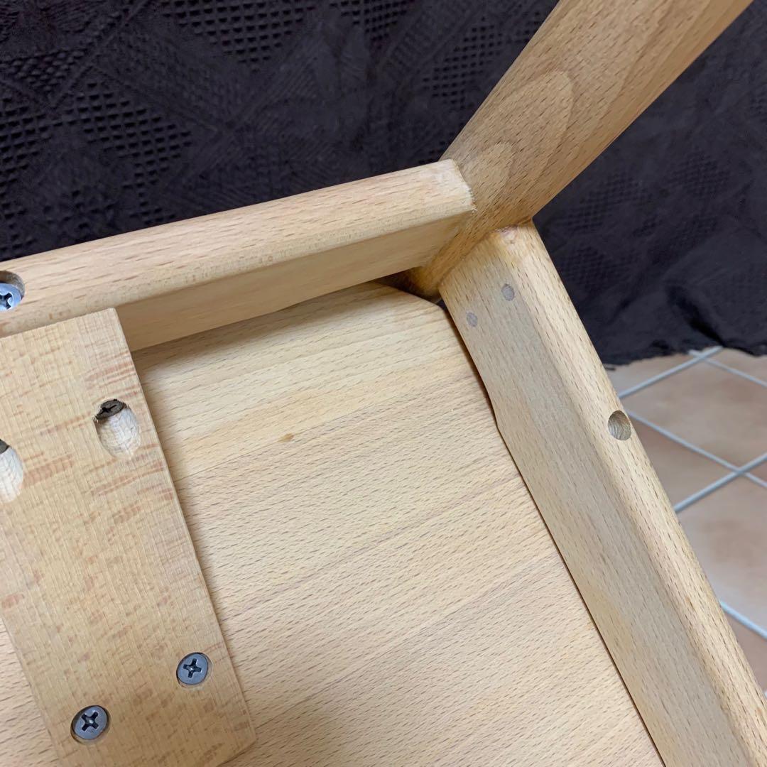 【オレンジオイル塗布仕上げ】MUJI 無印良品 ブナ無垢材チェア 椅子 イス