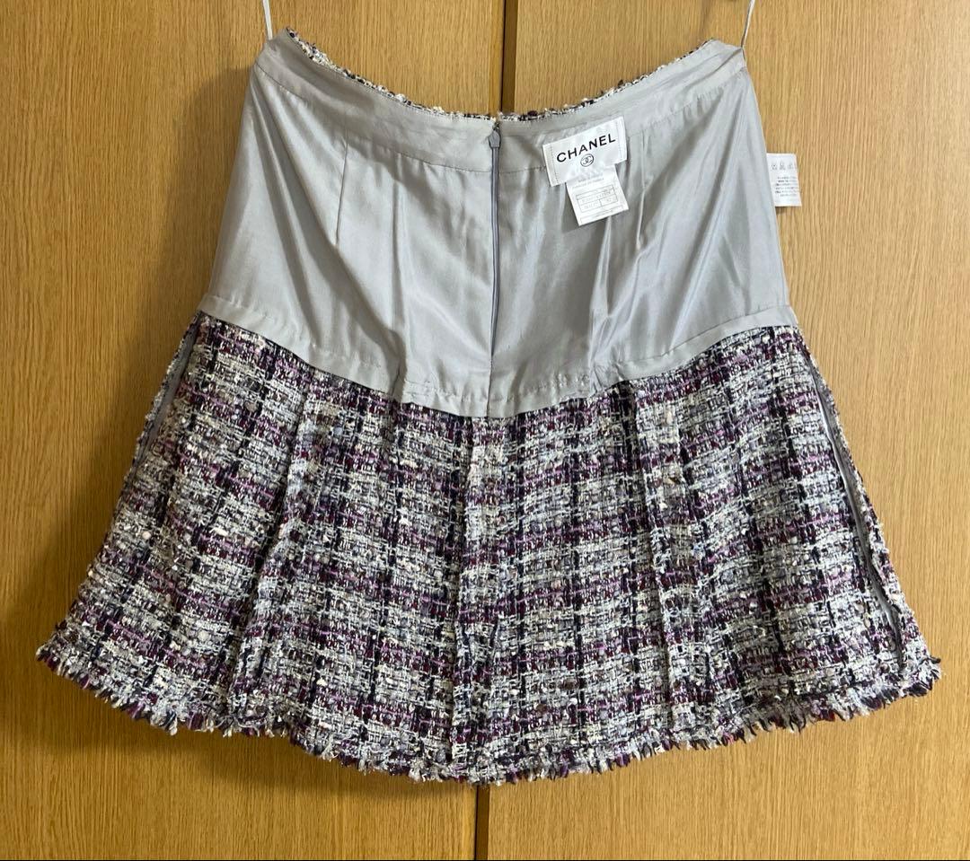 さき CHANEL シャネル スカート ※裏地に訳あり