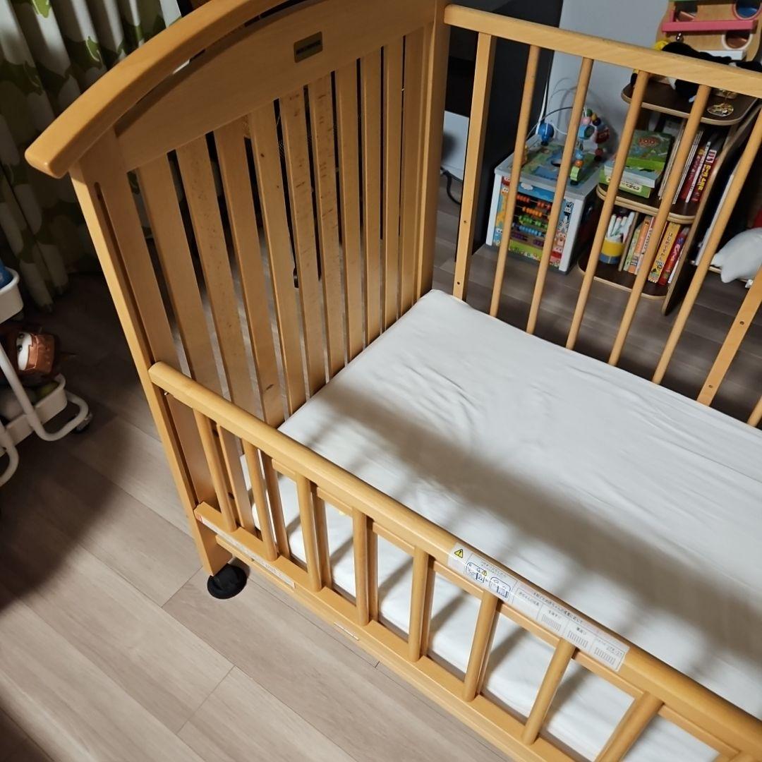 MIKI HOUSE 木製ベビーベッド